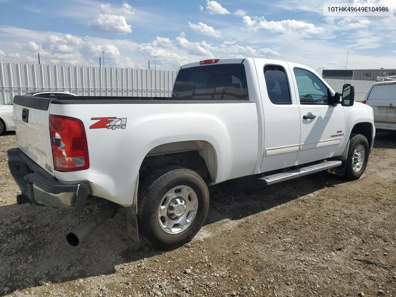 2009 GMC Sierra K2500 Heavy Duty VIN: 1GTHK49649E104986 Lot: 56855325