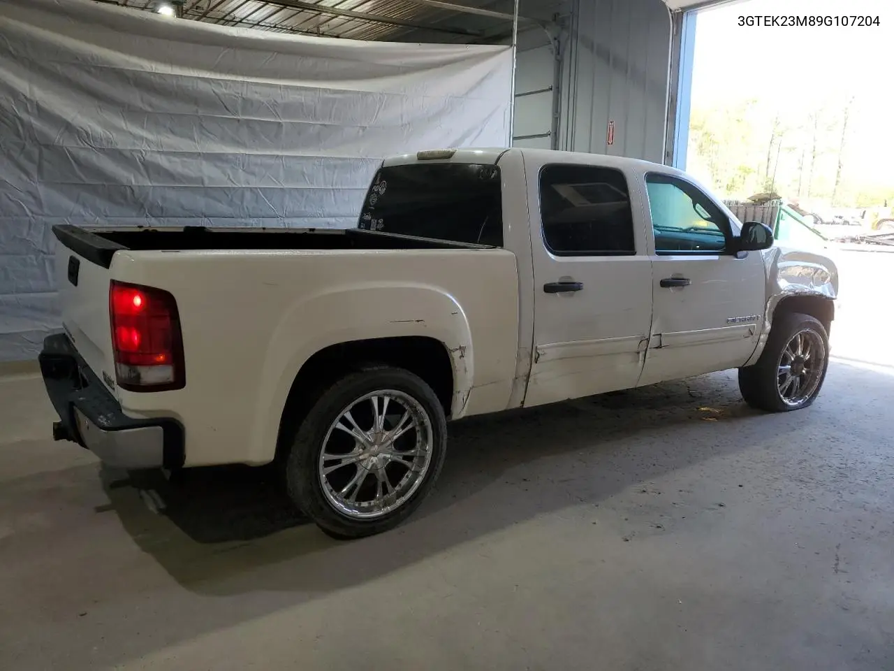 2009 GMC Sierra K1500 Sle VIN: 3GTEK23M89G107204 Lot: 56889625