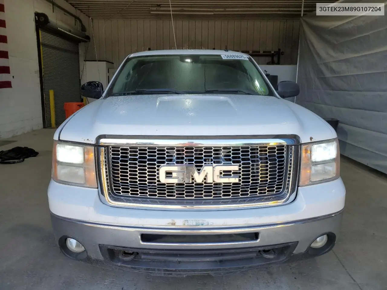 2009 GMC Sierra K1500 Sle VIN: 3GTEK23M89G107204 Lot: 56889625