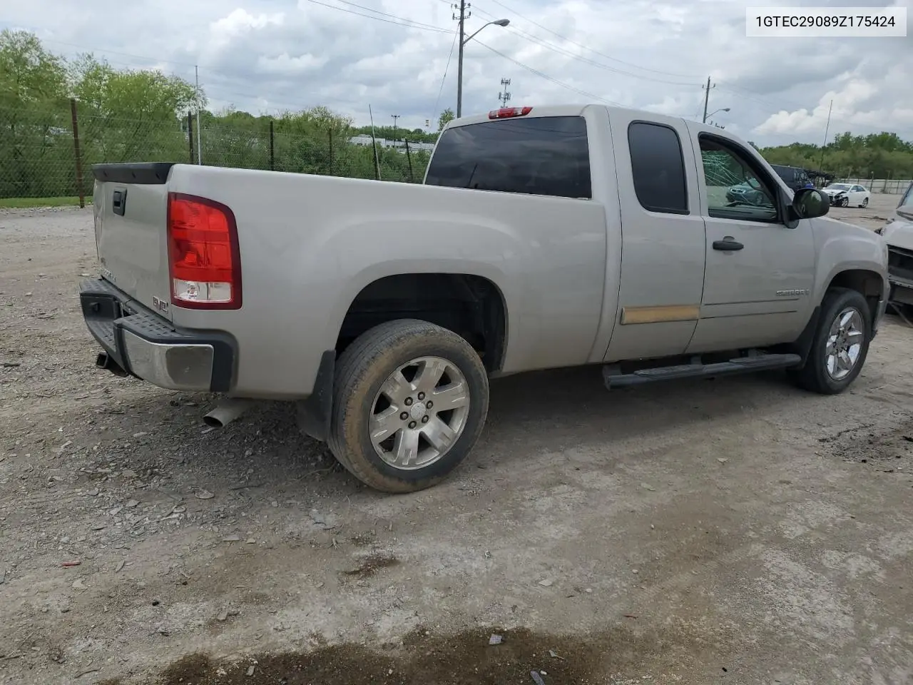 2009 GMC Sierra C1500 Sle VIN: 1GTEC29089Z175424 Lot: 56905745