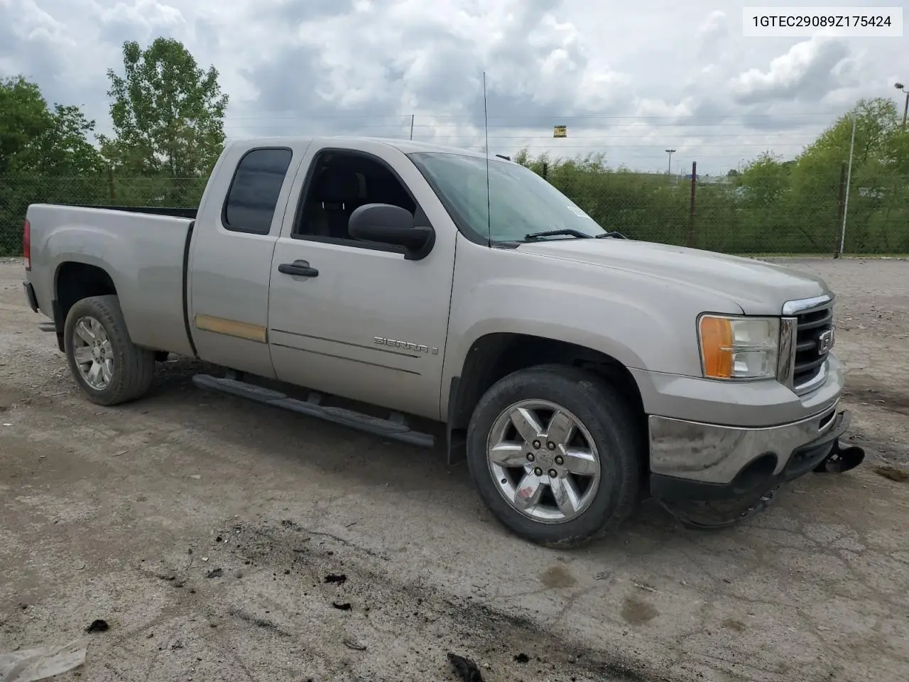 2009 GMC Sierra C1500 Sle VIN: 1GTEC29089Z175424 Lot: 56905745