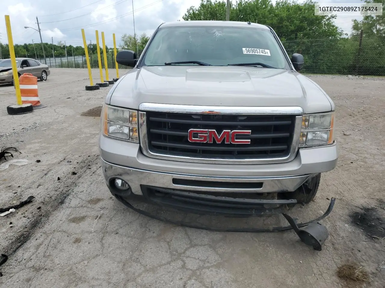 2009 GMC Sierra C1500 Sle VIN: 1GTEC29089Z175424 Lot: 56905745
