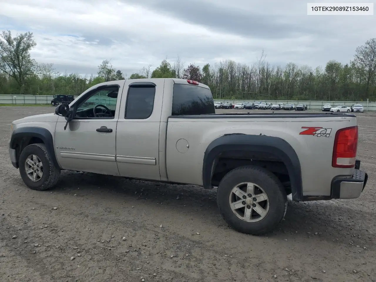 2009 GMC Sierra K1500 Sle VIN: 1GTEK29089Z153460 Lot: 56936085
