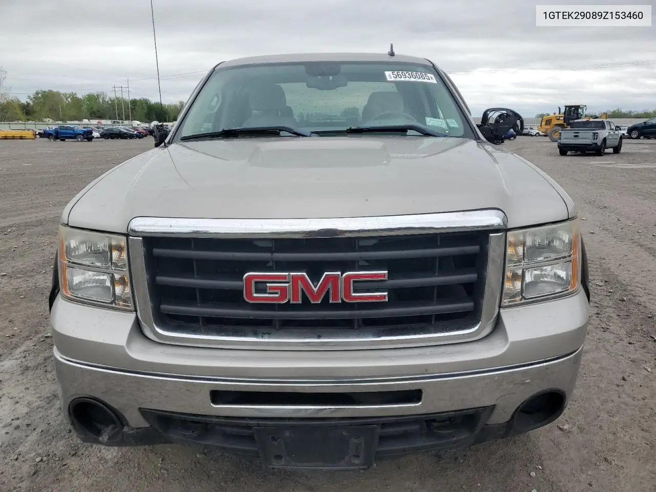 2009 GMC Sierra K1500 Sle VIN: 1GTEK29089Z153460 Lot: 56936085