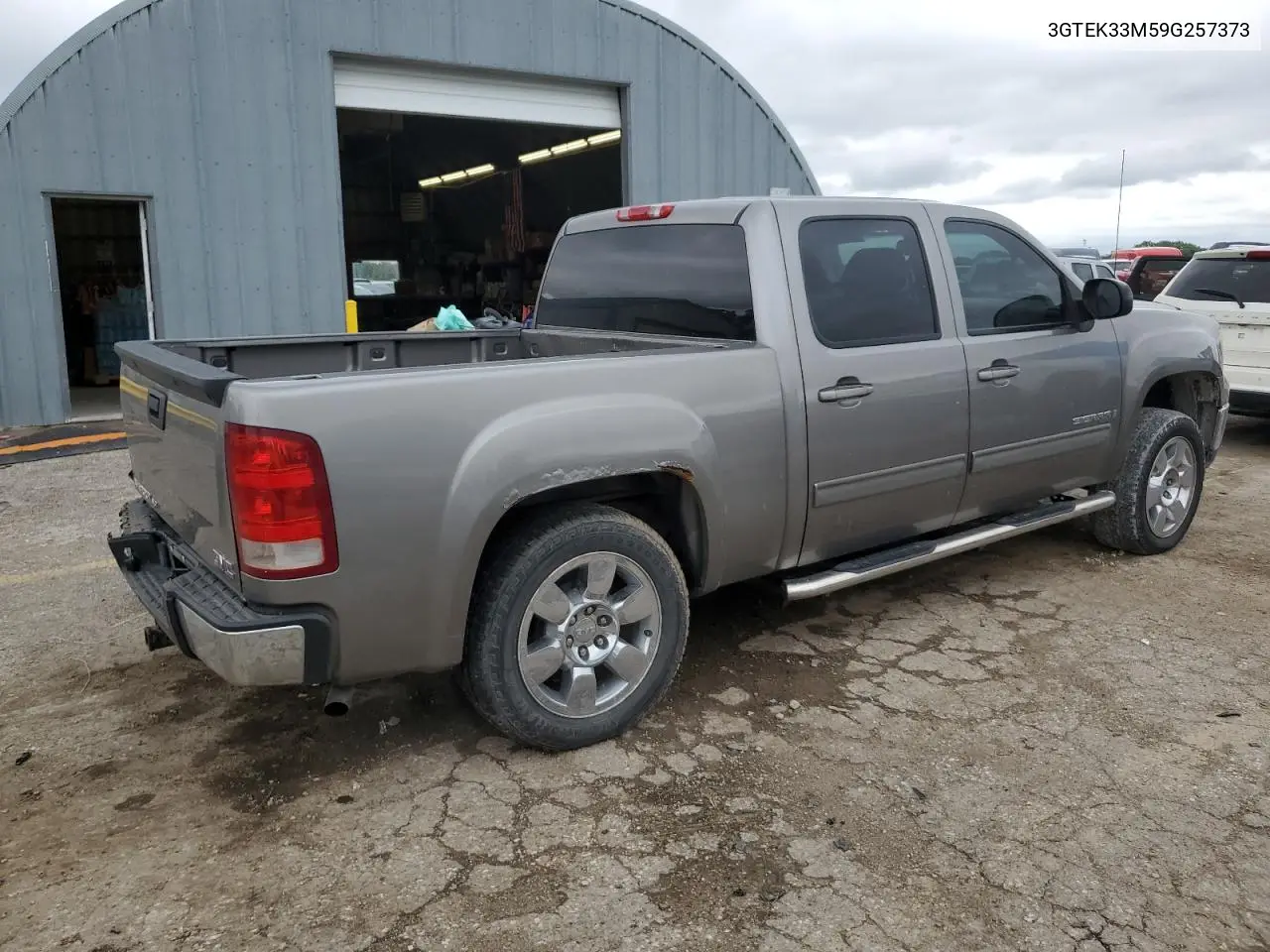2009 GMC Sierra K1500 Slt VIN: 3GTEK33M59G257373 Lot: 58233635