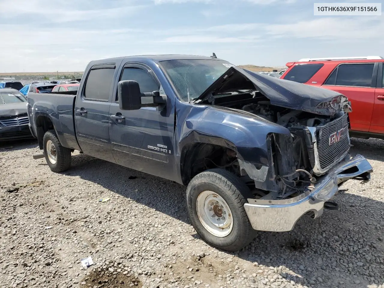2009 GMC Sierra K2500 Slt VIN: 1GTHK636X9F151566 Lot: 61487145