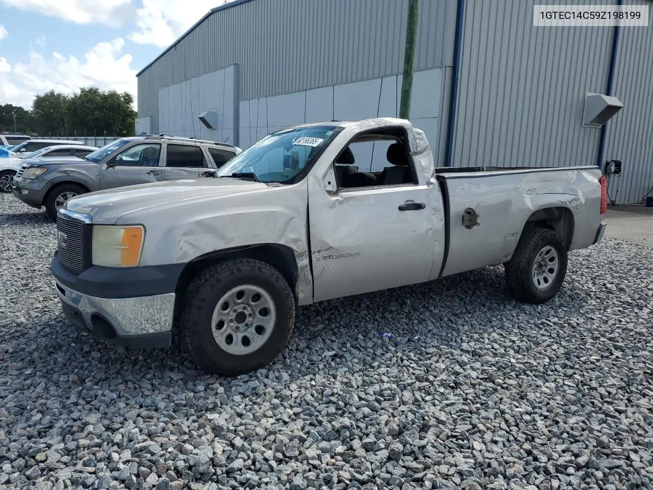 2009 GMC Sierra C1500 VIN: 1GTEC14C59Z198199 Lot: 62166365