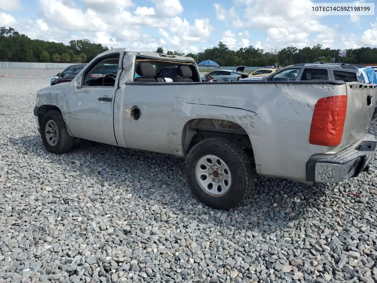2009 GMC Sierra C1500 VIN: 1GTEC14C59Z198199 Lot: 62166365