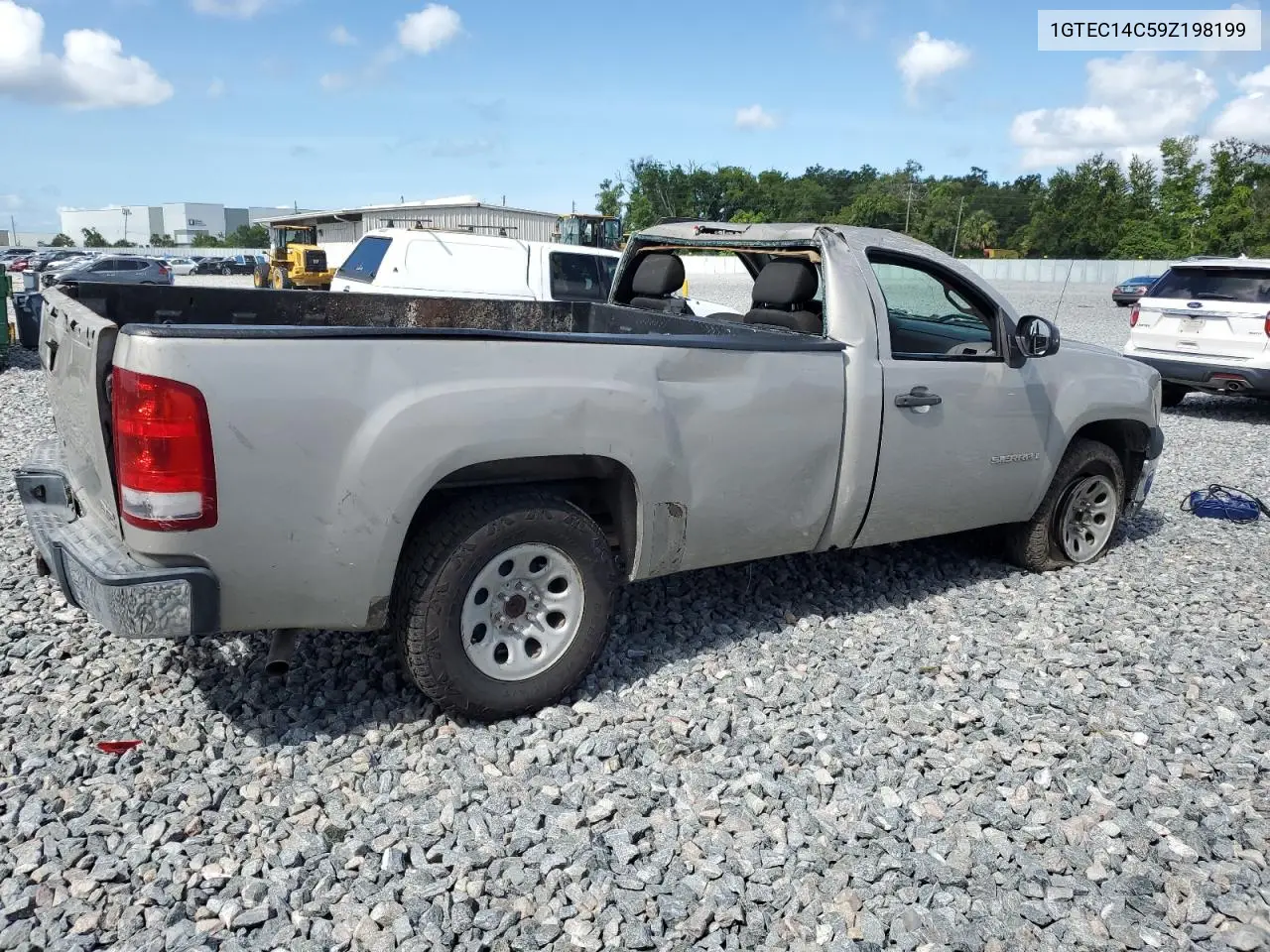 2009 GMC Sierra C1500 VIN: 1GTEC14C59Z198199 Lot: 62166365