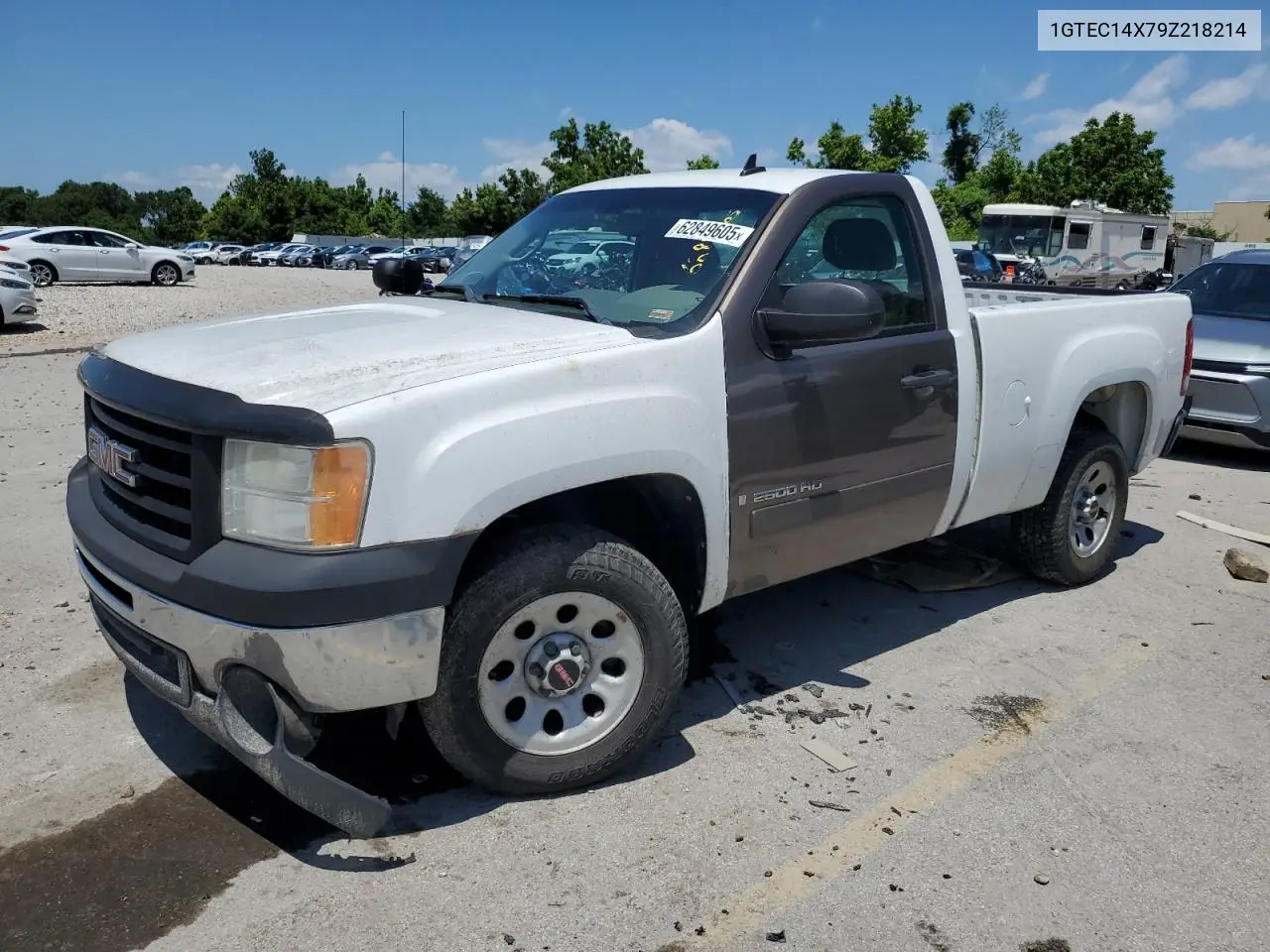 2009 GMC Sierra C1500 VIN: 1GTEC14X79Z218214 Lot: 62849605