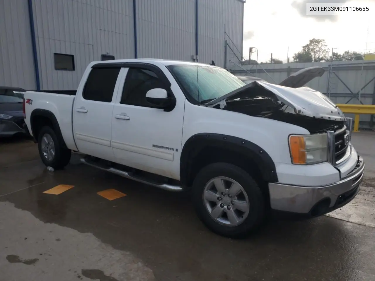 2009 GMC Sierra K1500 Slt VIN: 2GTEK33M091106655 Lot: 62854795
