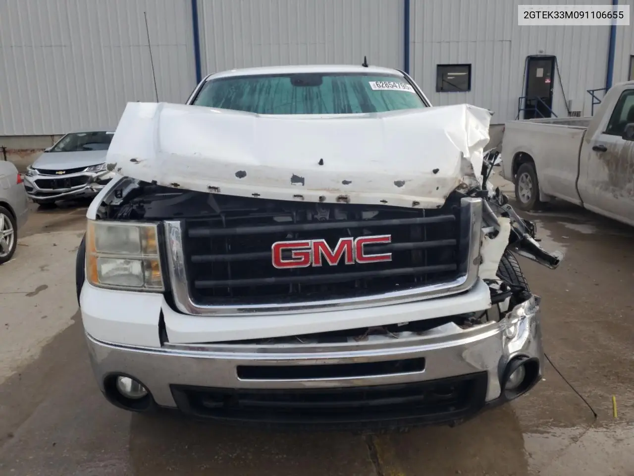 2009 GMC Sierra K1500 Slt VIN: 2GTEK33M091106655 Lot: 62854795