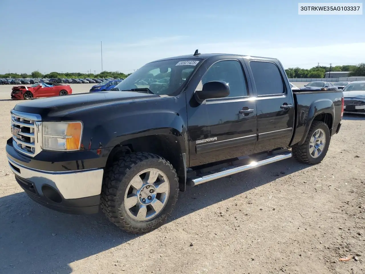 2010 GMC Sierra K1500 Slt VIN: 3GTRKWE35AG103337 Lot: 56921425