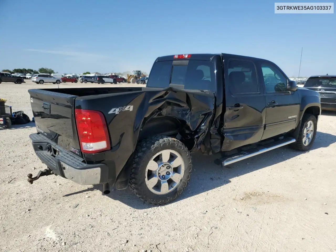 2010 GMC Sierra K1500 Slt VIN: 3GTRKWE35AG103337 Lot: 56921425