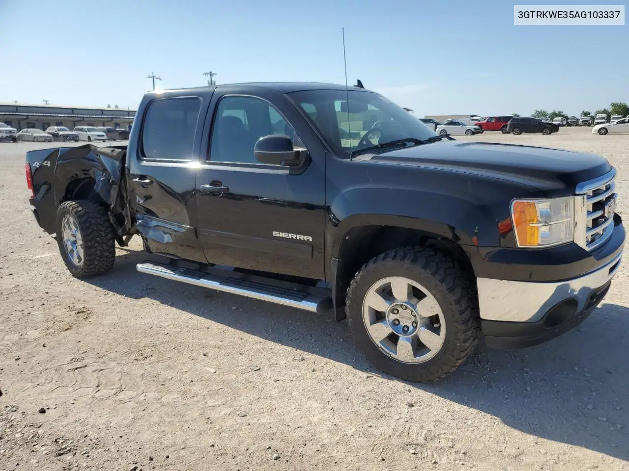 2010 GMC Sierra K1500 Slt VIN: 3GTRKWE35AG103337 Lot: 56921425