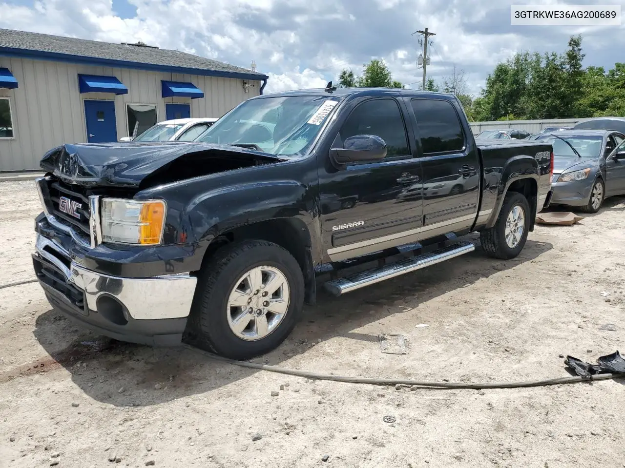 2010 GMC Sierra K1500 Slt VIN: 3GTRKWE36AG200689 Lot: 61415905