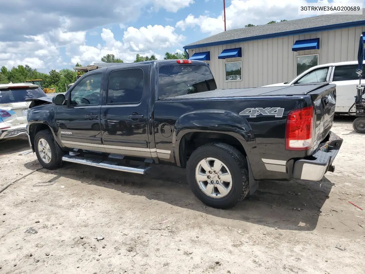 2010 GMC Sierra K1500 Slt VIN: 3GTRKWE36AG200689 Lot: 61415905