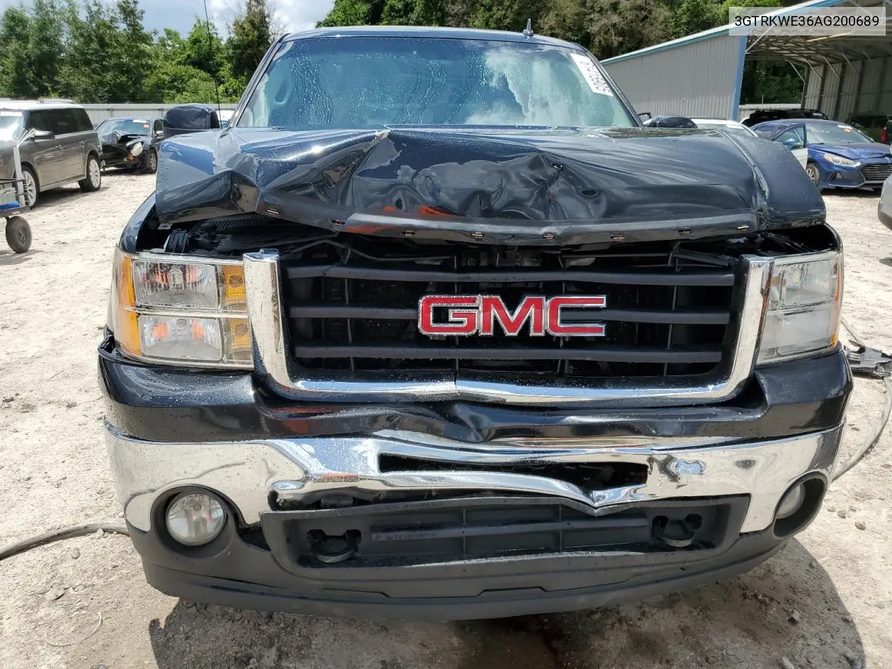 2010 GMC Sierra K1500 Slt VIN: 3GTRKWE36AG200689 Lot: 61415905