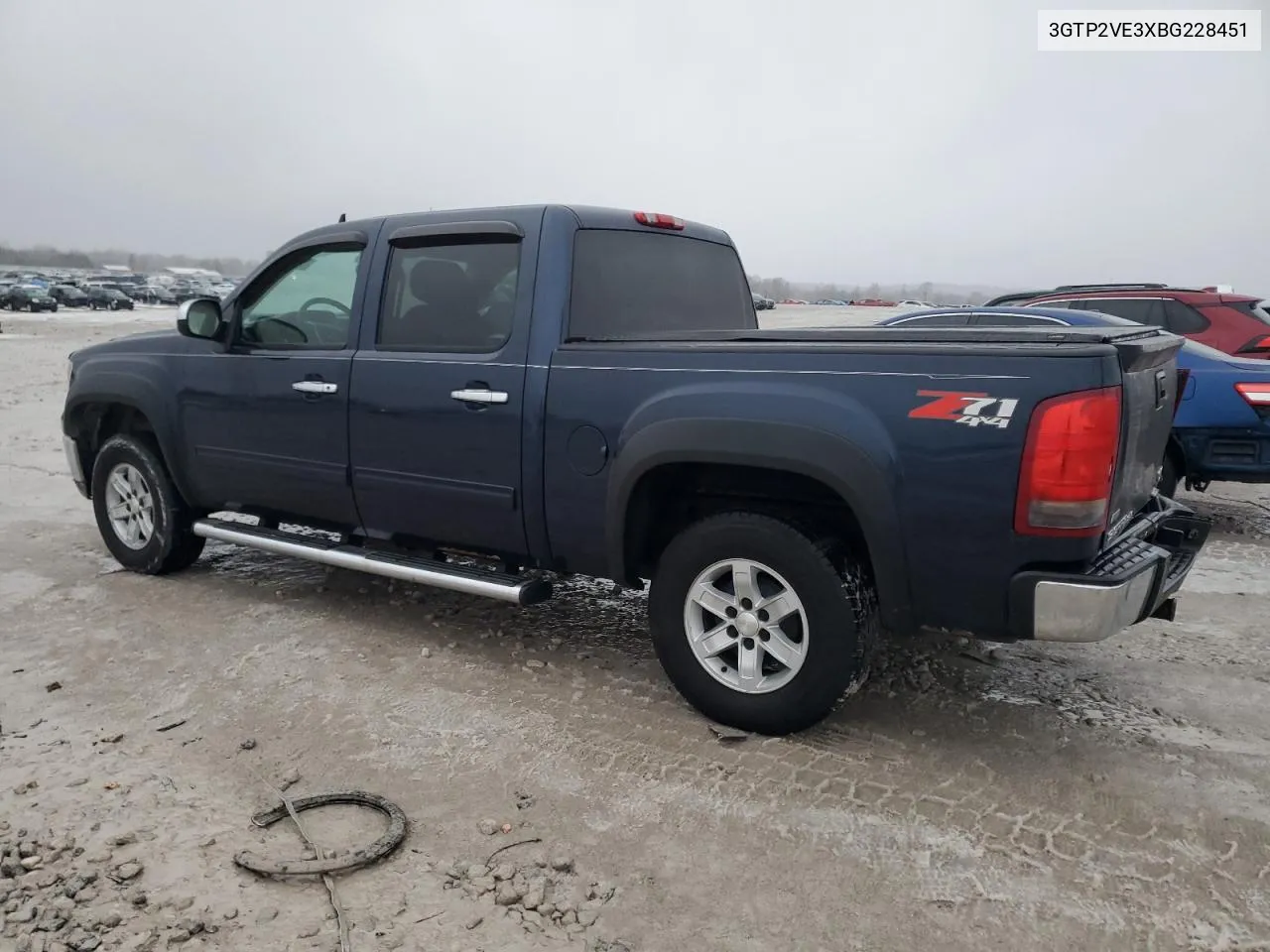 2011 GMC Sierra K1500 Sle VIN: 3GTP2VE3XBG228451 Lot: 43709345