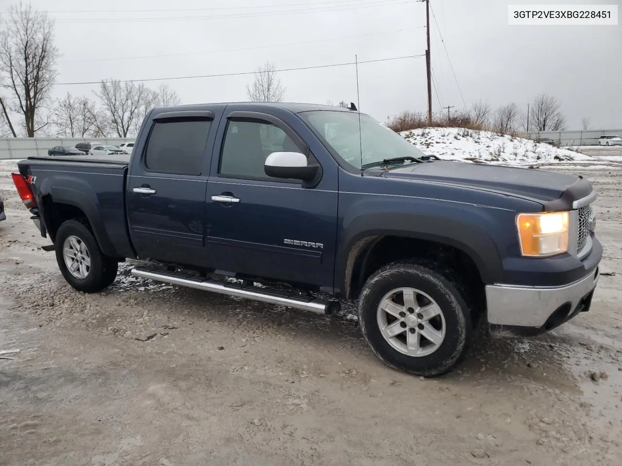 2011 GMC Sierra K1500 Sle VIN: 3GTP2VE3XBG228451 Lot: 43709345