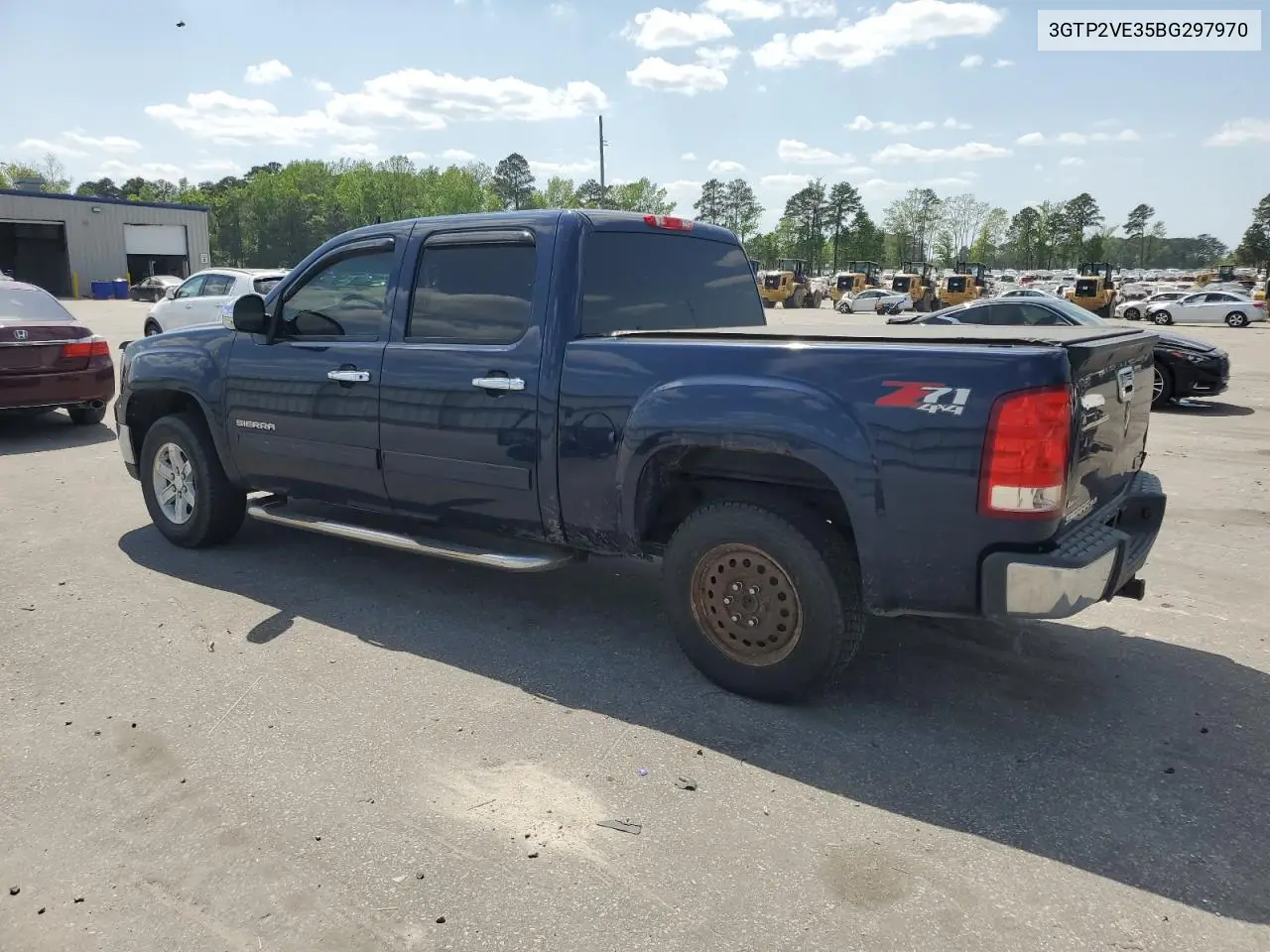 2011 GMC Sierra K1500 Sle VIN: 3GTP2VE35BG297970 Lot: 53941795