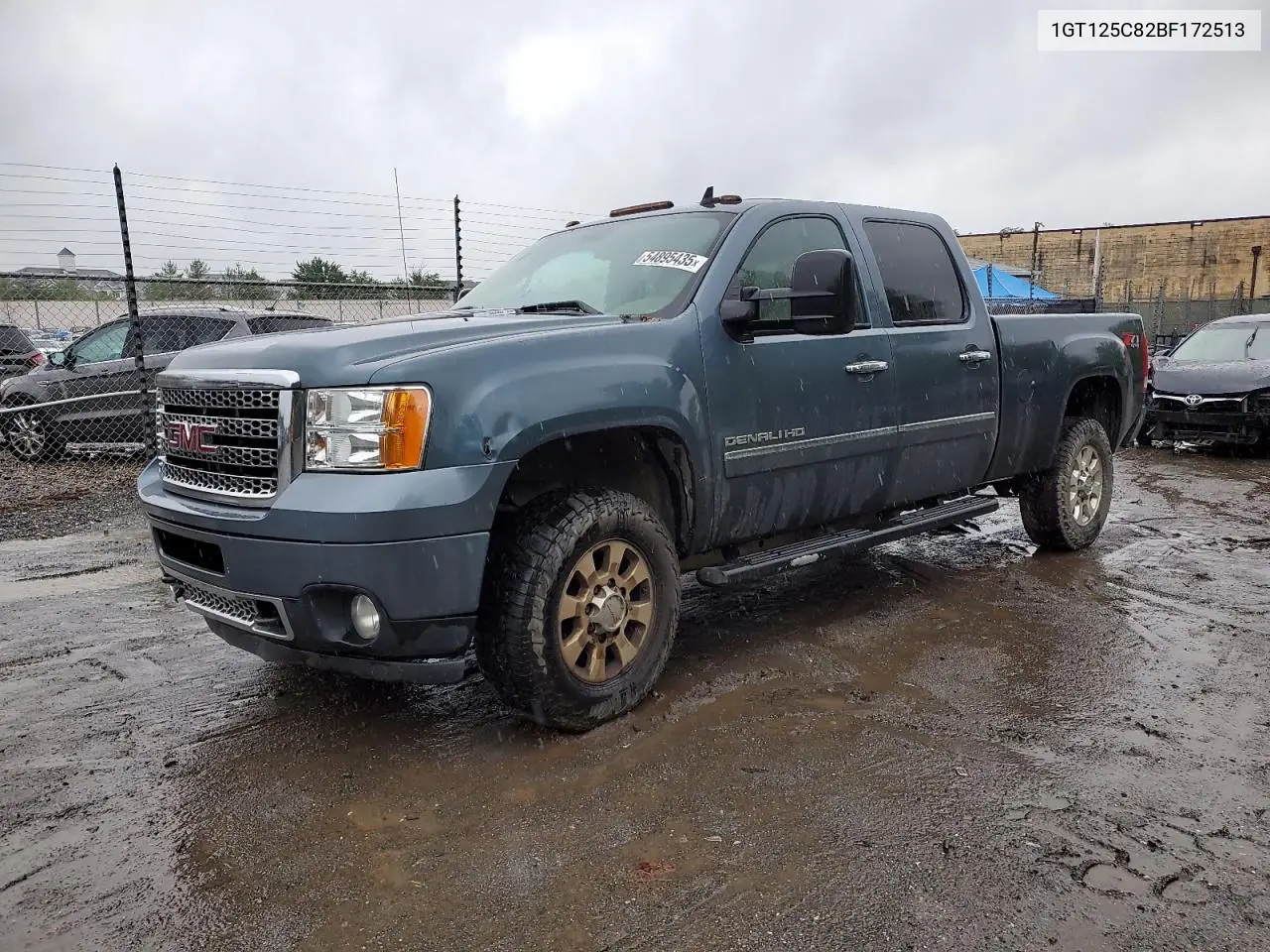 2011 GMC Sierra K2500 Denali VIN: 1GT125C82BF172513 Lot: 54895435