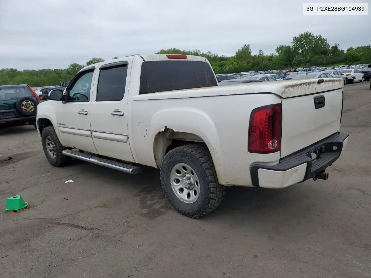 2011 GMC Sierra K1500 Denali VIN: 3GTP2XE28BG104939 Lot: 56920655