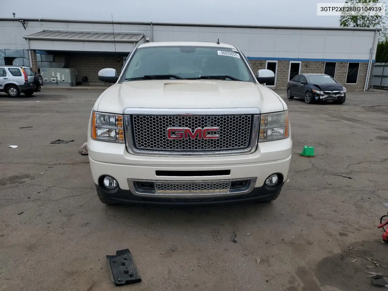 2011 GMC Sierra K1500 Denali VIN: 3GTP2XE28BG104939 Lot: 56920655
