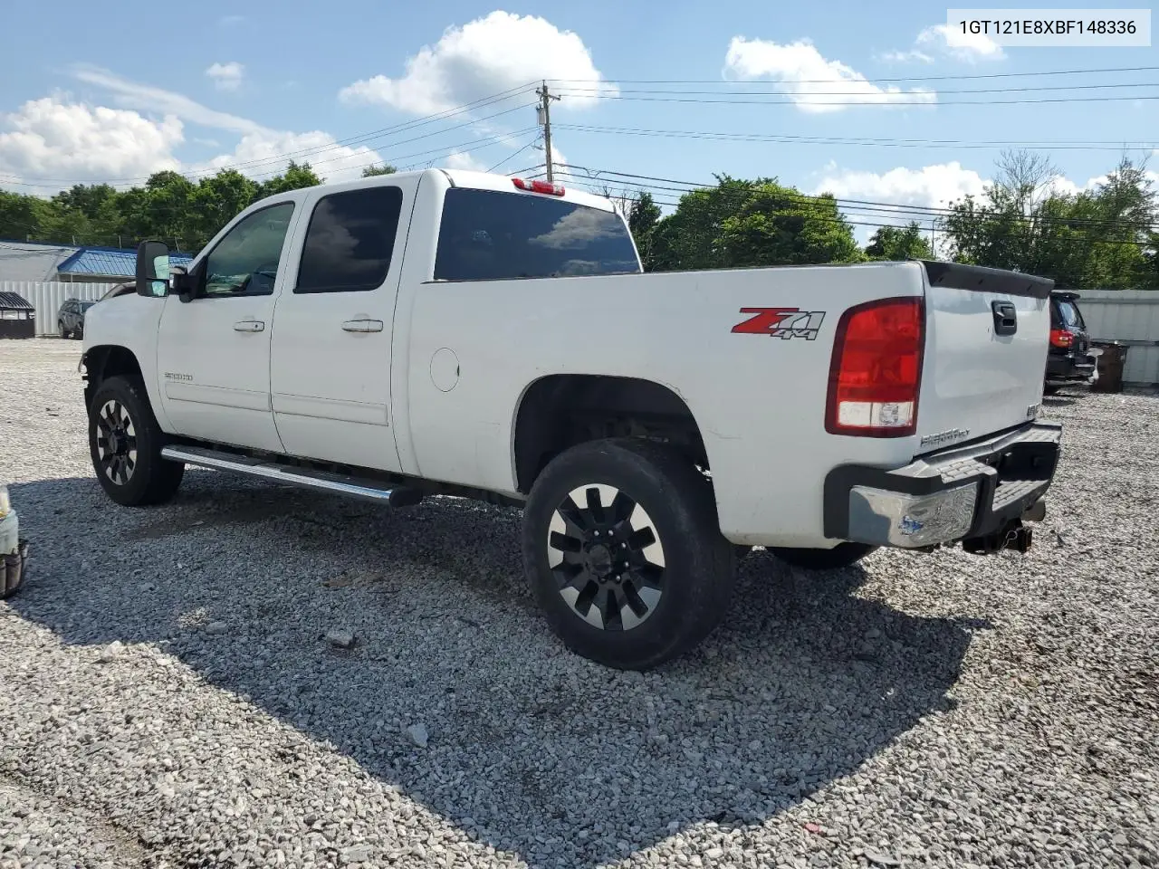 2011 GMC Sierra K2500 Slt VIN: 1GT121E8XBF148336 Lot: 57648995