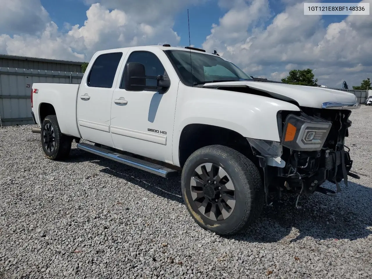 2011 GMC Sierra K2500 Slt VIN: 1GT121E8XBF148336 Lot: 57648995