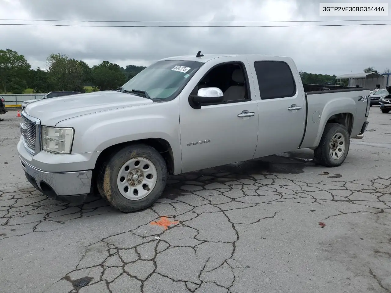 2011 GMC Sierra K1500 Sle VIN: 3GTP2VE30BG354446 Lot: 61047275