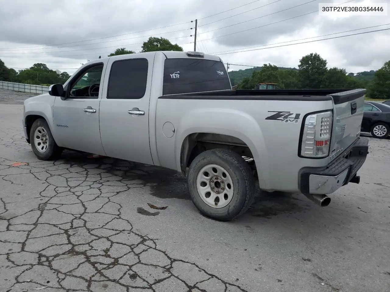 2011 GMC Sierra K1500 Sle VIN: 3GTP2VE30BG354446 Lot: 61047275