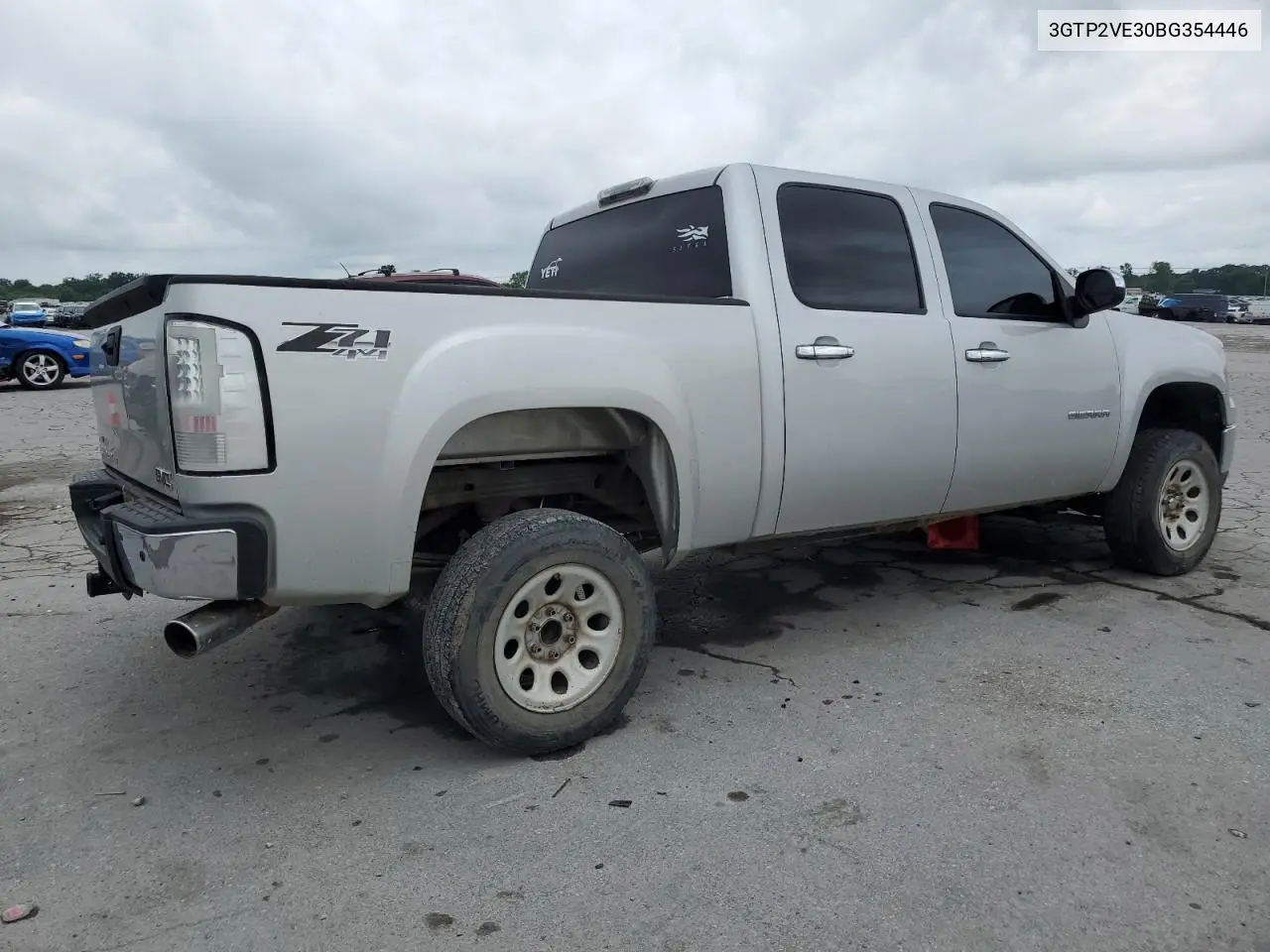 2011 GMC Sierra K1500 Sle VIN: 3GTP2VE30BG354446 Lot: 61047275