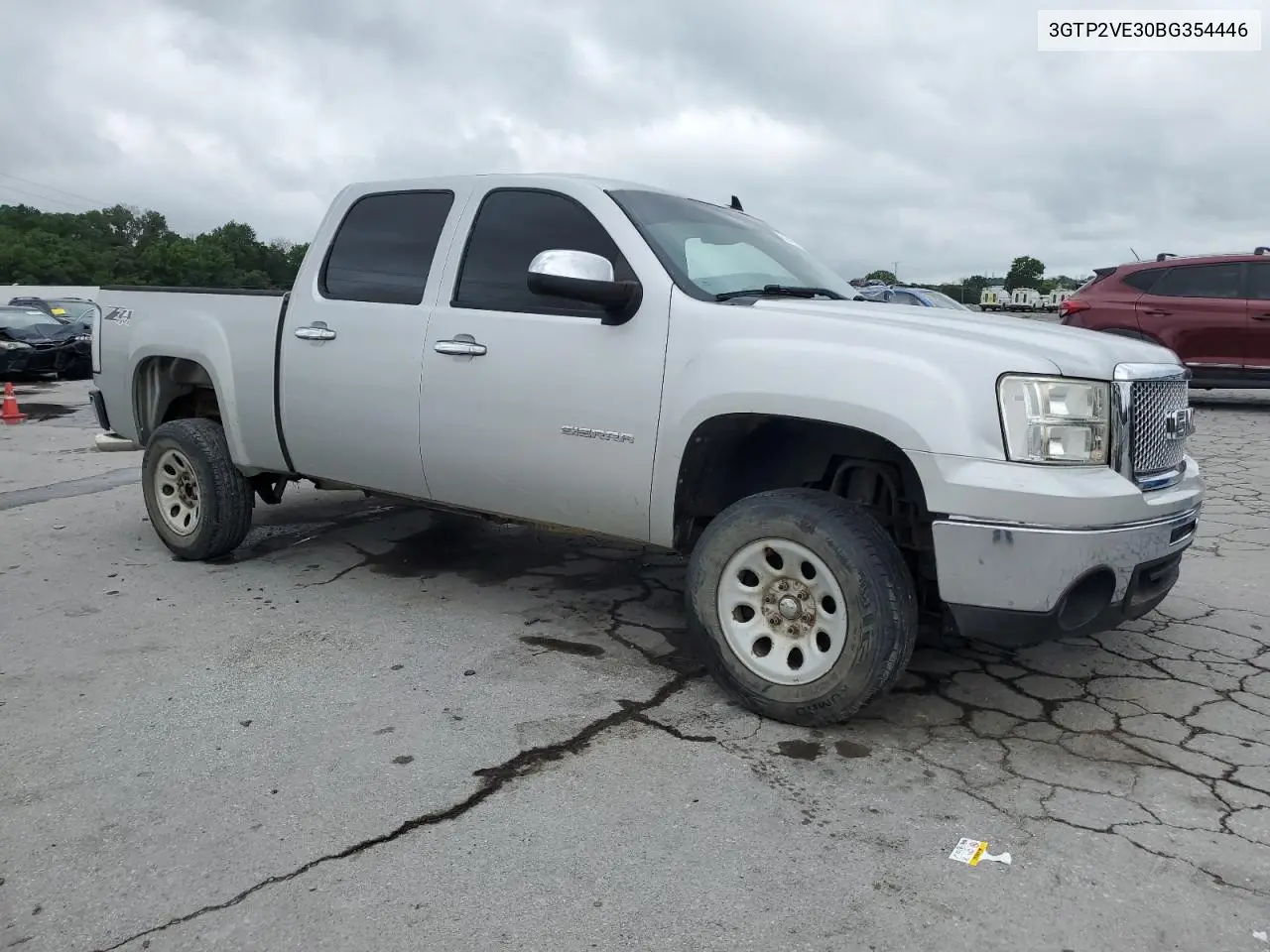 2011 GMC Sierra K1500 Sle VIN: 3GTP2VE30BG354446 Lot: 61047275