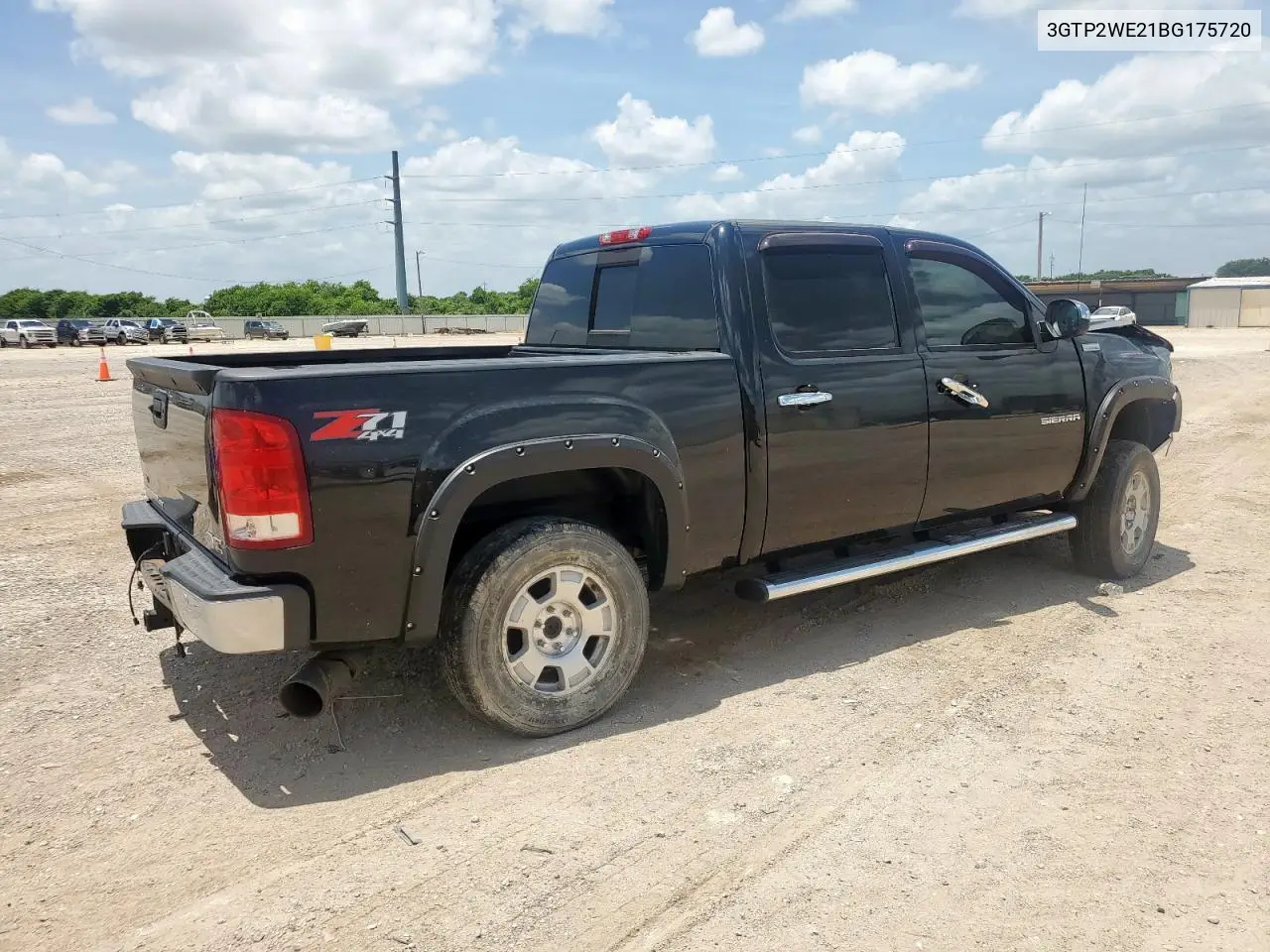 2011 GMC Sierra K1500 Slt VIN: 3GTP2WE21BG175720 Lot: 61480195