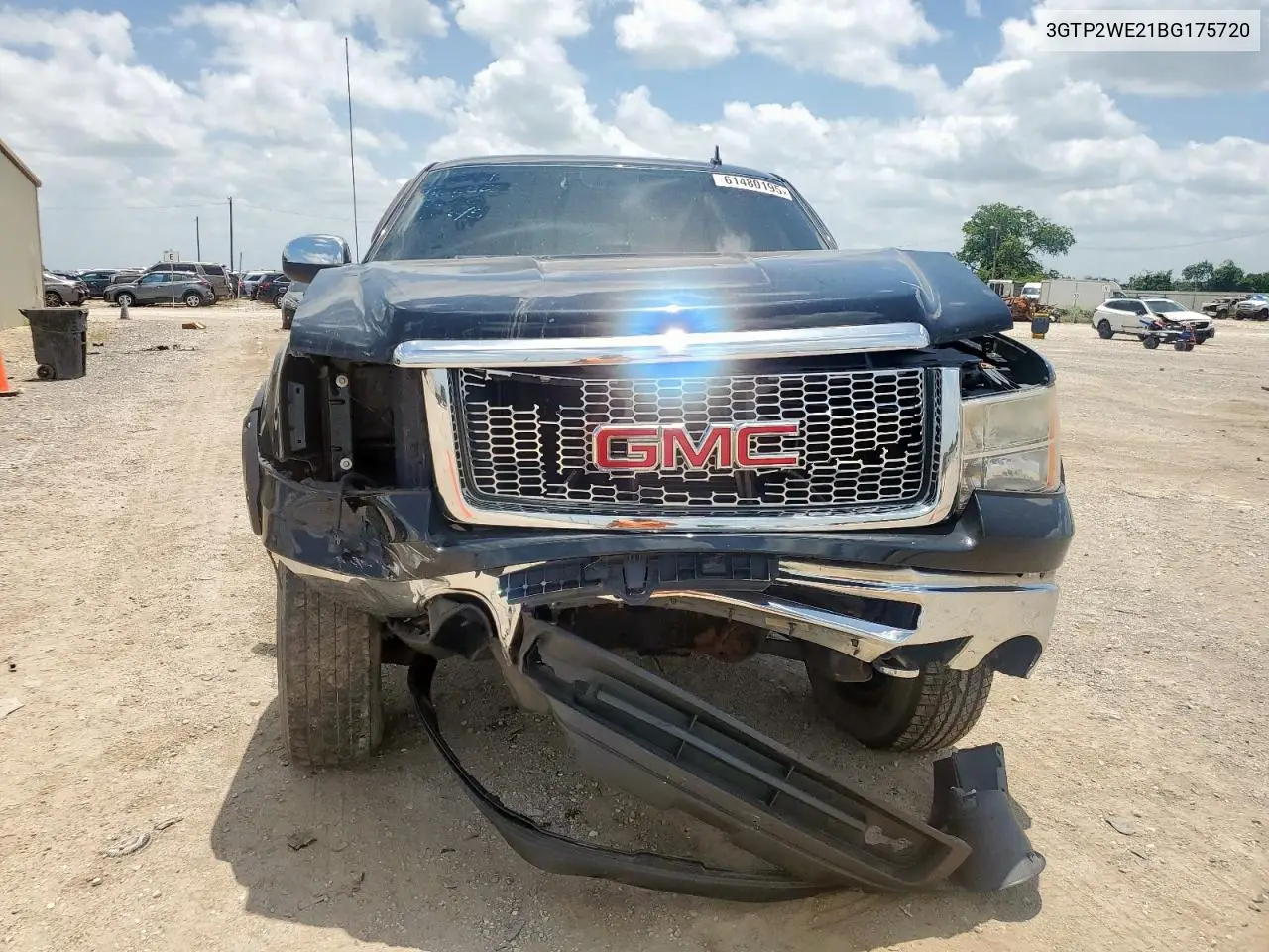 2011 GMC Sierra K1500 Slt VIN: 3GTP2WE21BG175720 Lot: 61480195