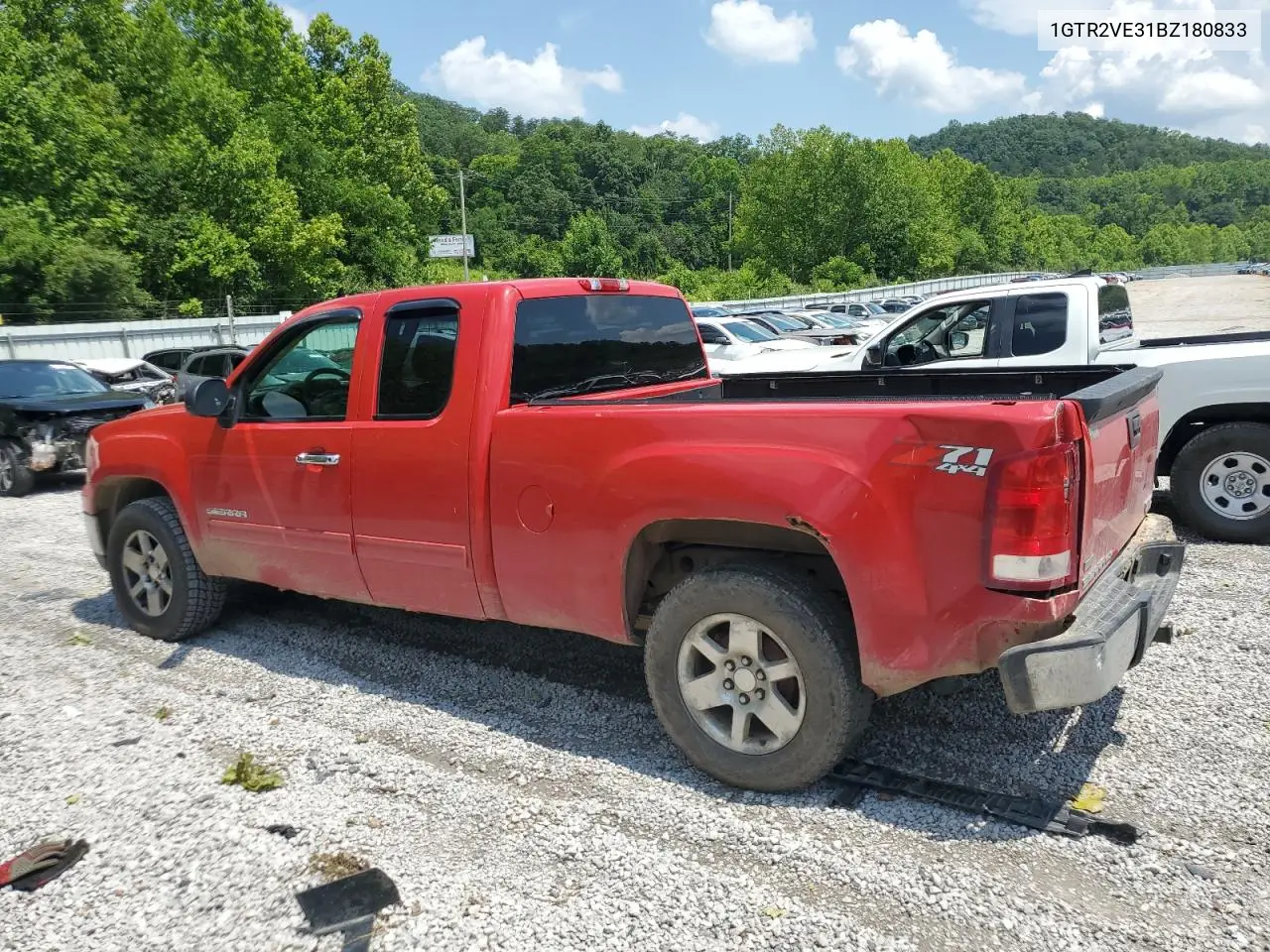 2011 GMC Sierra K1500 Sle VIN: 1GTR2VE31BZ180833 Lot: 62565305