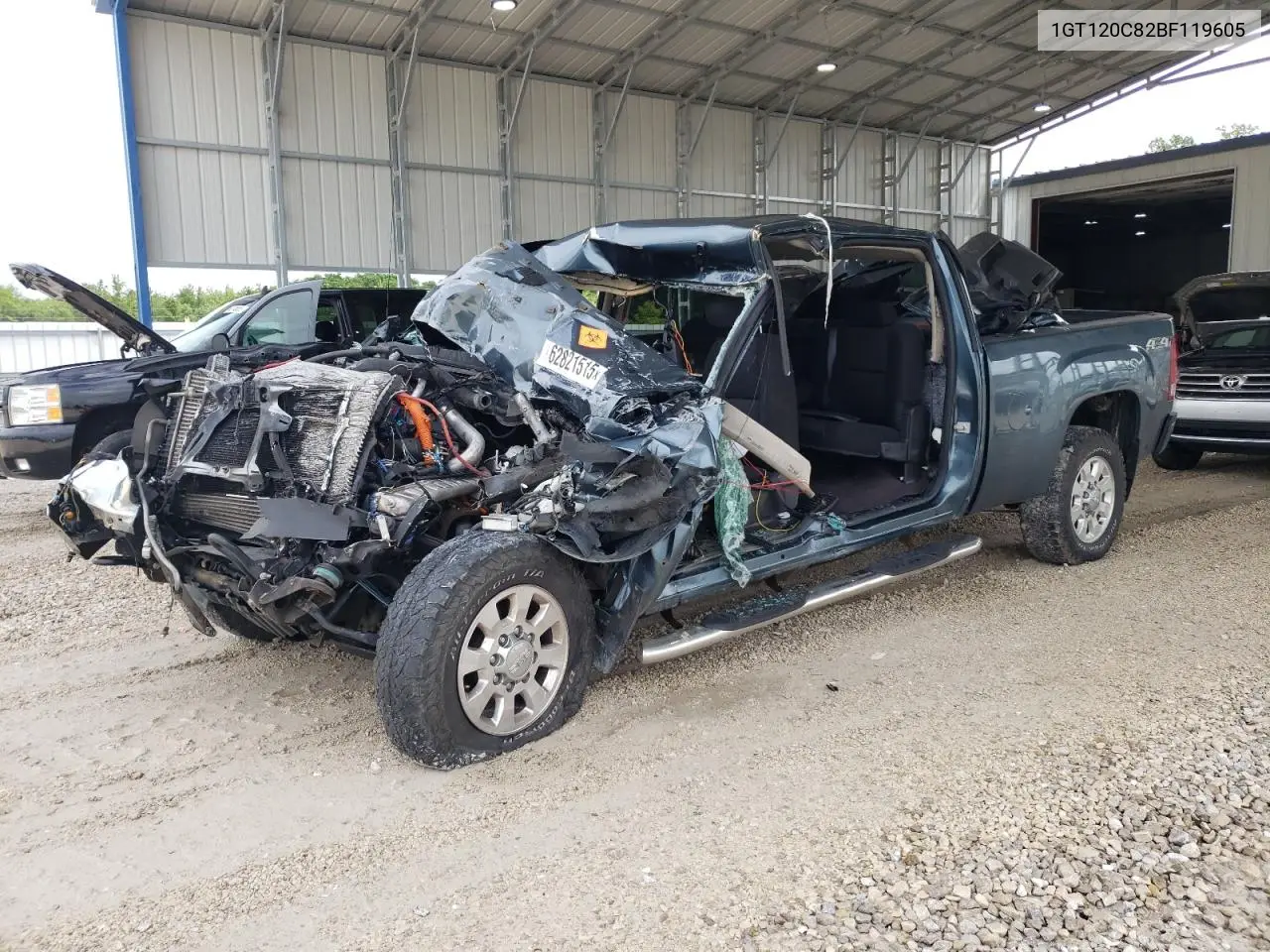 2011 GMC Sierra K2500 Sle VIN: 1GT120C82BF119605 Lot: 62821515