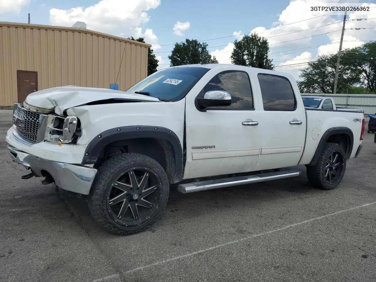 2011 GMC Sierra K1500 Sle VIN: 3GTP2VE33BG266362 Lot: 62842195