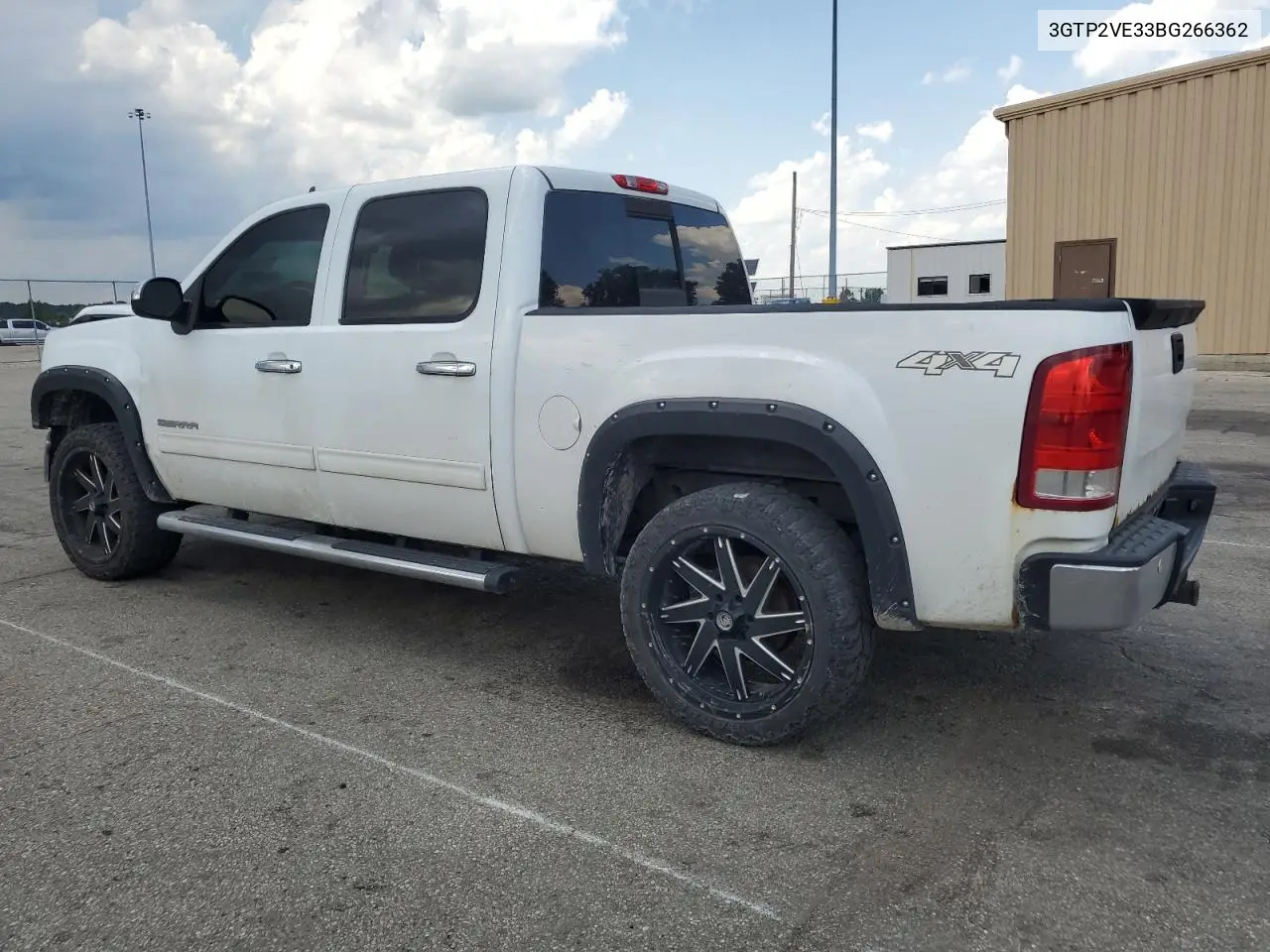 2011 GMC Sierra K1500 Sle VIN: 3GTP2VE33BG266362 Lot: 62842195