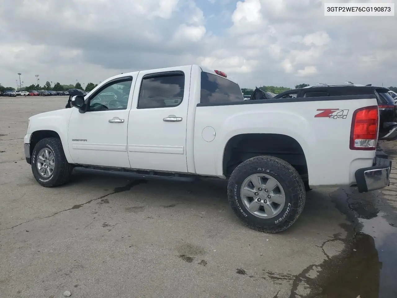 2012 GMC Sierra K1500 Slt VIN: 3GTP2WE76CG190873 Lot: 56222565