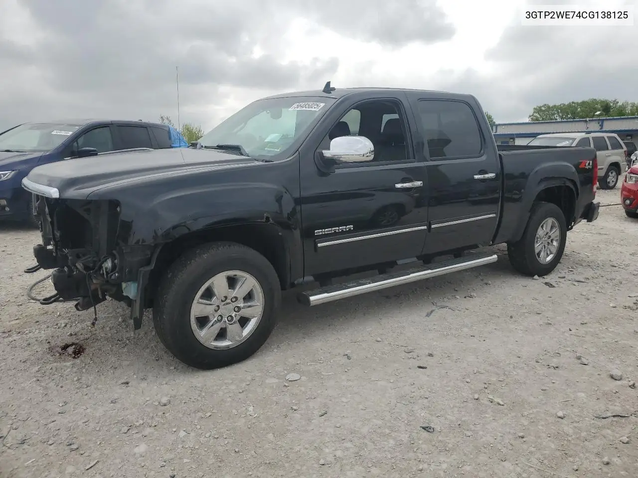 2012 GMC Sierra K1500 Slt VIN: 3GTP2WE74CG138125 Lot: 56485025
