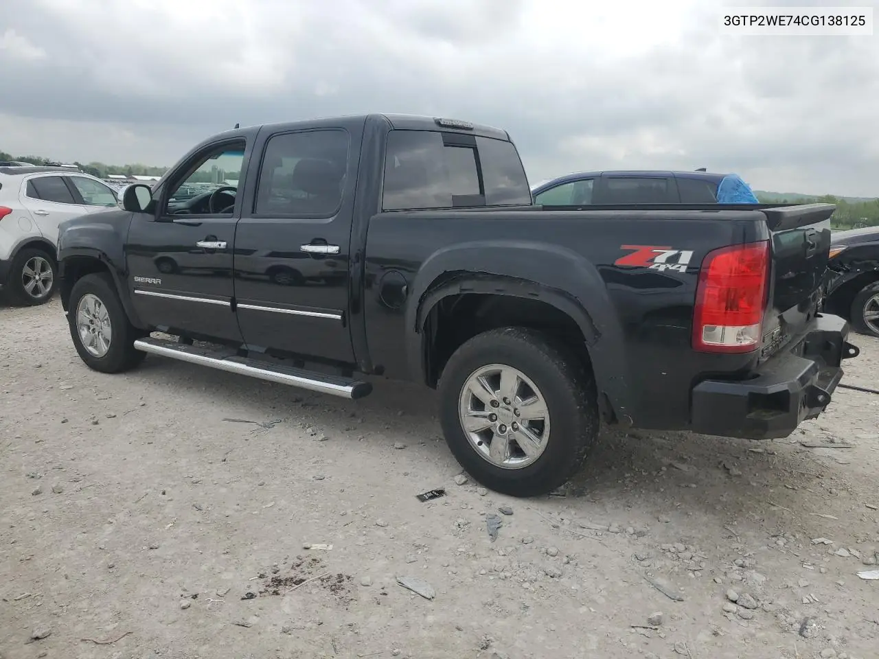2012 GMC Sierra K1500 Slt VIN: 3GTP2WE74CG138125 Lot: 56485025