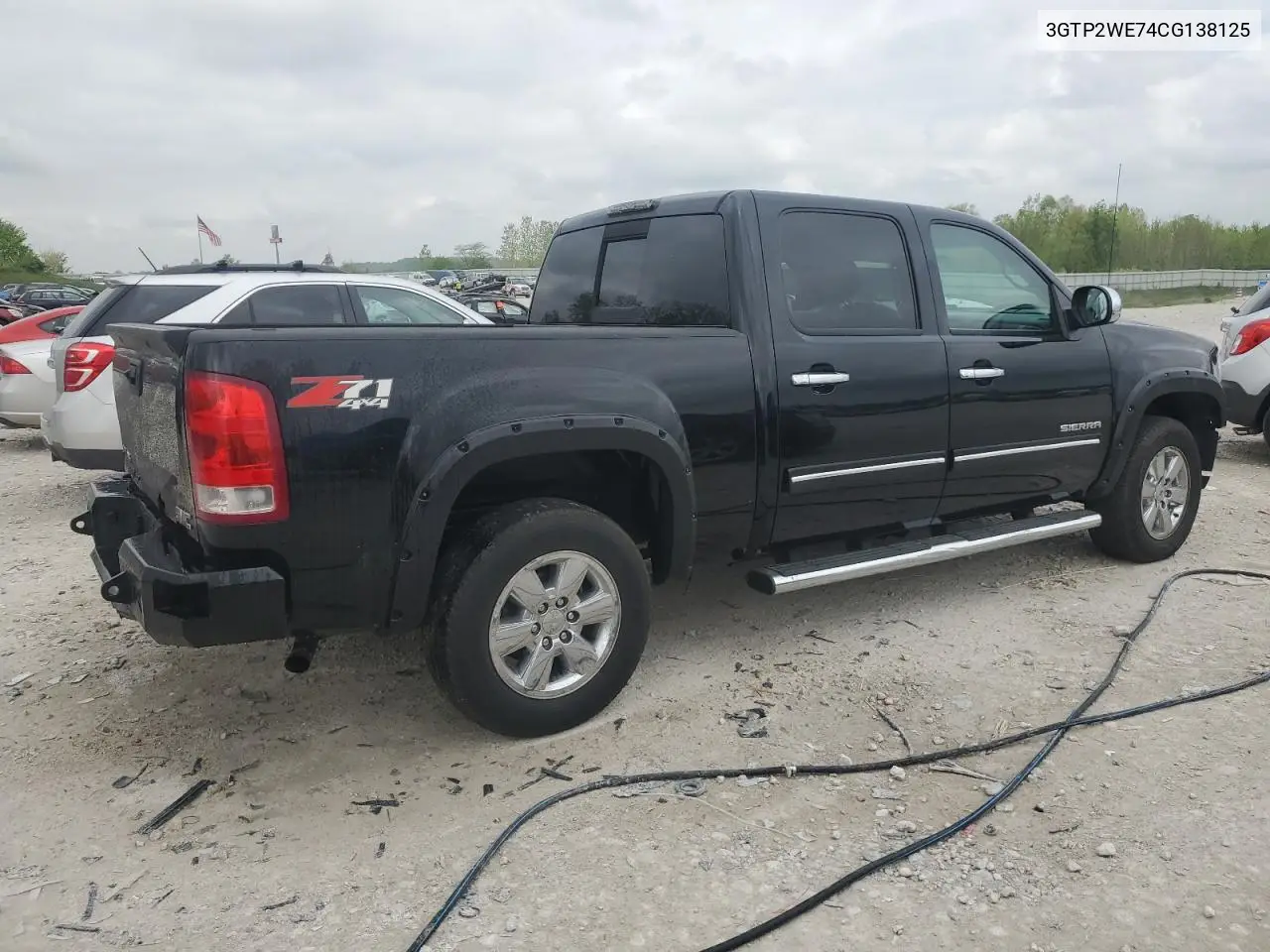 2012 GMC Sierra K1500 Slt VIN: 3GTP2WE74CG138125 Lot: 56485025