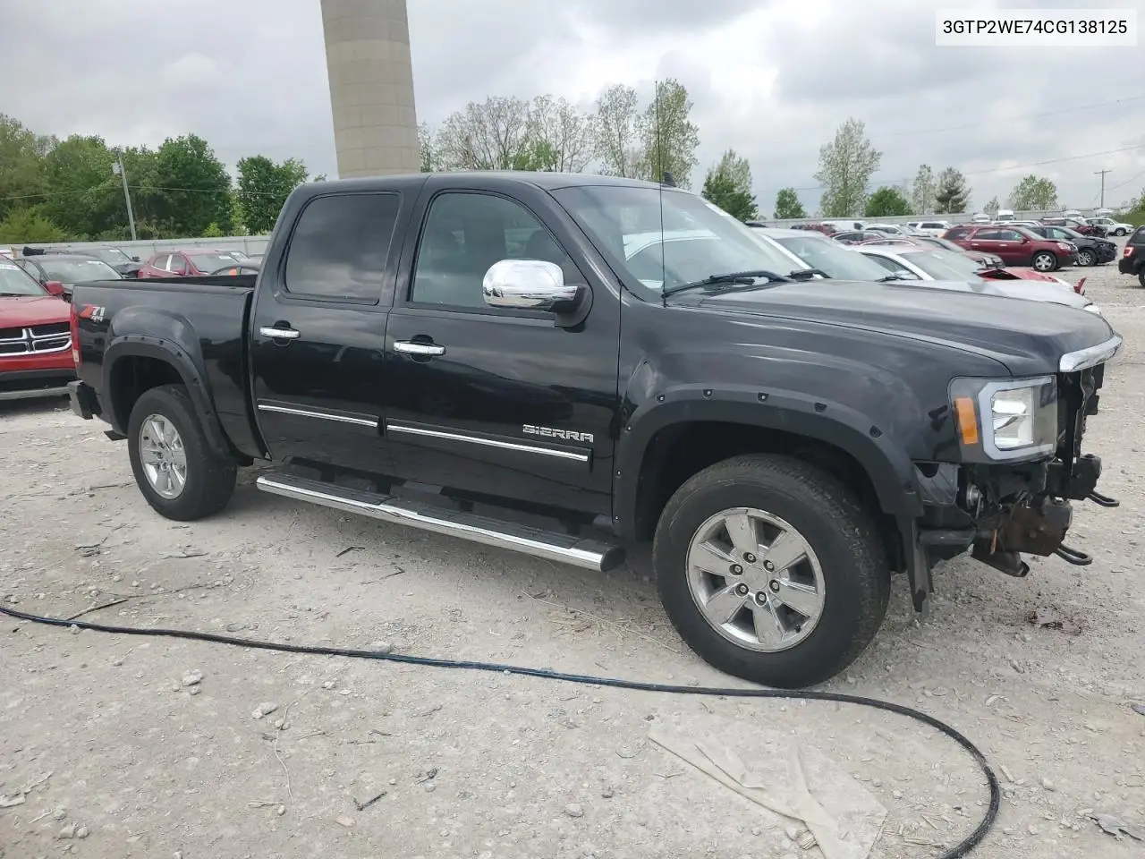2012 GMC Sierra K1500 Slt VIN: 3GTP2WE74CG138125 Lot: 56485025
