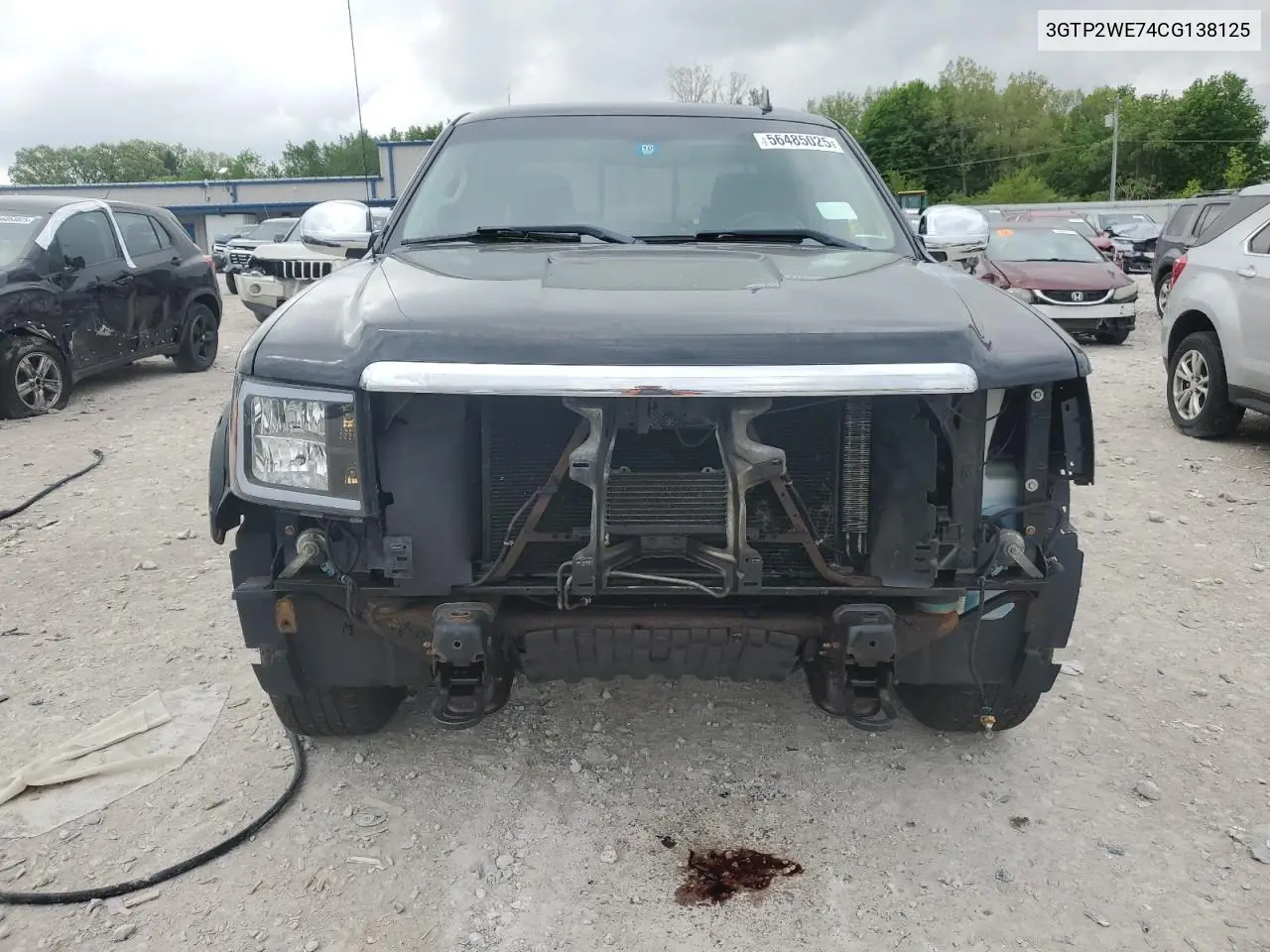 2012 GMC Sierra K1500 Slt VIN: 3GTP2WE74CG138125 Lot: 56485025
