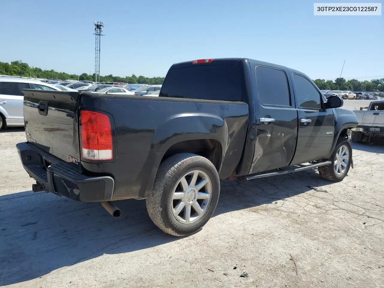 2012 GMC Sierra K1500 Denali VIN: 3GTP2XE23CG122587 Lot: 56542275