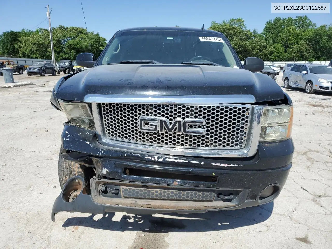 2012 GMC Sierra K1500 Denali VIN: 3GTP2XE23CG122587 Lot: 56542275