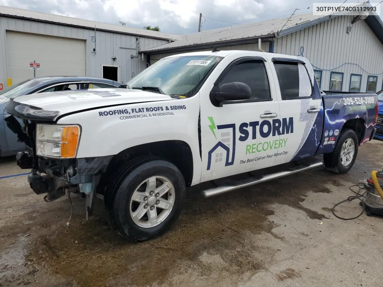 2012 GMC Sierra C1500 Sle VIN: 3GTP1VE74CG112993 Lot: 61811165