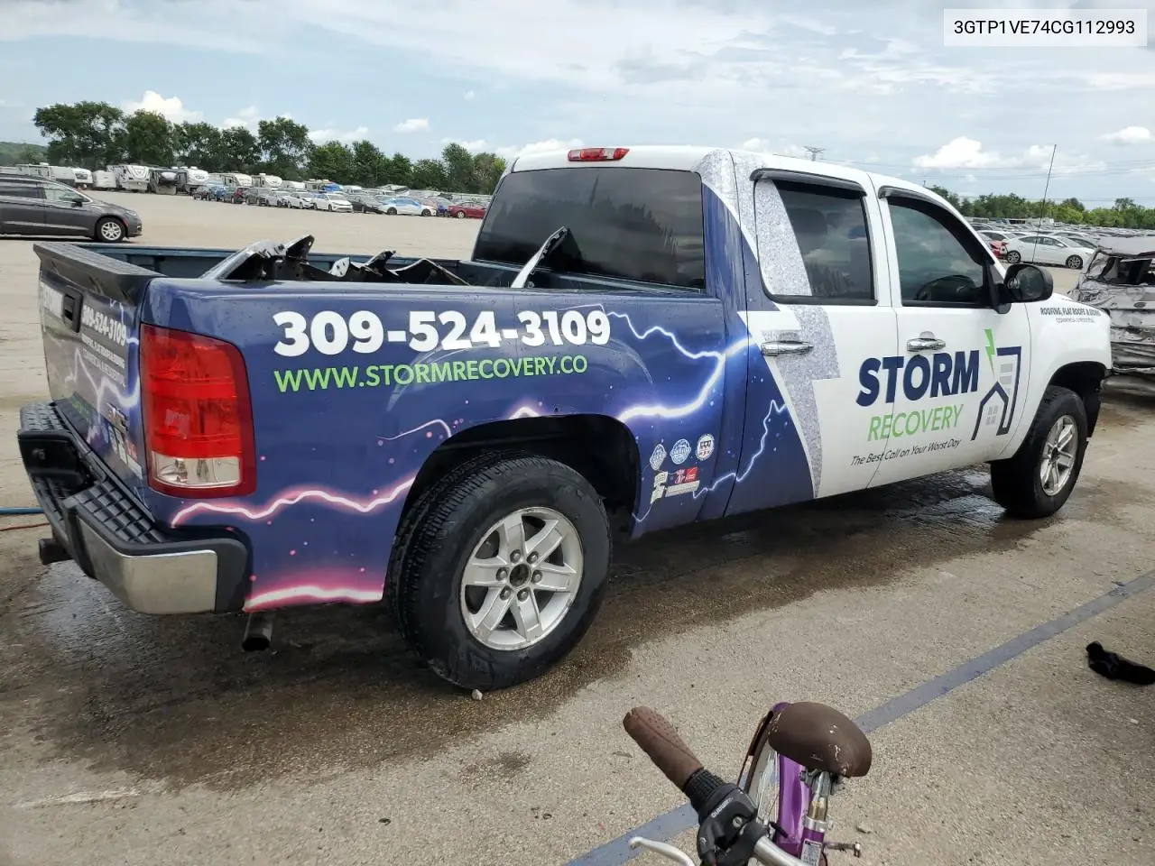 2012 GMC Sierra C1500 Sle VIN: 3GTP1VE74CG112993 Lot: 61811165